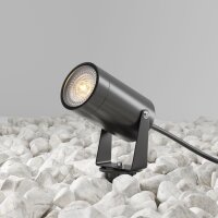 Stehleuchte außen Aluminium Glas 29,5 cm mit...
