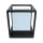 Sockelleuchte Aluminium E27 IP65 25,5 cm Graphit eckig