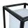 Sockelleuchte Aluminium E27 IP65 25,5 cm Graphit eckig