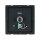 Sockelleuchte Aluminium E27 IP65 25,5 cm Graphit eckig