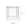 Sockelleuchte Aluminium E27 IP65 25,5 cm Graphit eckig