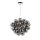 Suspension verre fumé métal G9 largeur 50 cm Moderne