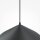 Hängeleuchte Metall Ø 35 cm rund H: max. 318 cm Schwarz