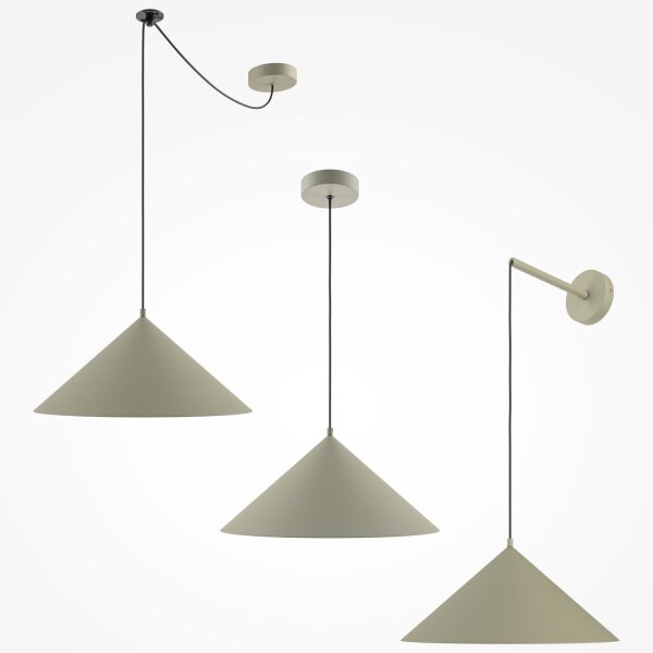 Pendelleuchte Metall E27 Ø 35 cm rund H: max. 318 cm