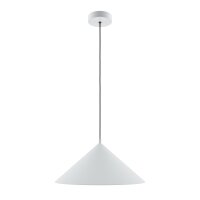 H&auml;ngelampe Metall rund &Oslash; 35 cm H: max. 318 cm Wei&szlig; E27