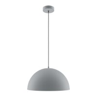 H&auml;ngelampe Metall E27 rund D: 35 cm H: max. 320 cm Grau