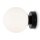 Spiegelleuchte Glas Metall E14 D: 15 cm rund Modern