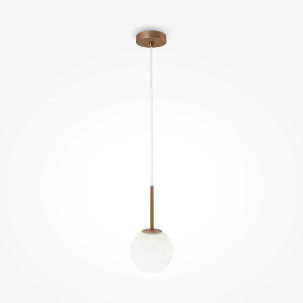 Hängeleuchte Metall Glas E14 D: 15 cm H: max. 180 cm