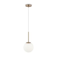 Lampe à suspendre métal verre Ø 18...