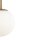 Lampe à suspendre métal verre Ø 18 cm rond H : max. 180 cm