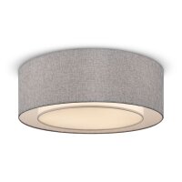 Lampe de plafond métal tissu E27 Ø 52 cm...