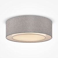 Lampe de plafond métal tissu E27 Ø 52 cm...