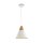 Suspension métal E27 ronde D : 22 cm H : max. 140 cm