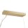 Lampe à suspendre métal verre H : max. 133,9 cm en or blanc