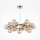 Pendelleuchte Rauchglas Metall G9 69 cm breit Modern