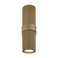 Applique murale aluminium GU10 H : 23 cm Up Down en or IRENE