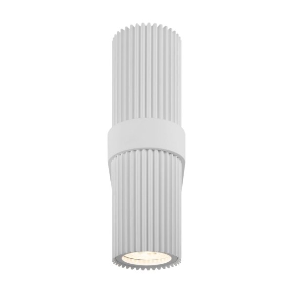 Wandleuchte Aluminium GU10 Up Down 23 cm hoch Weiß
