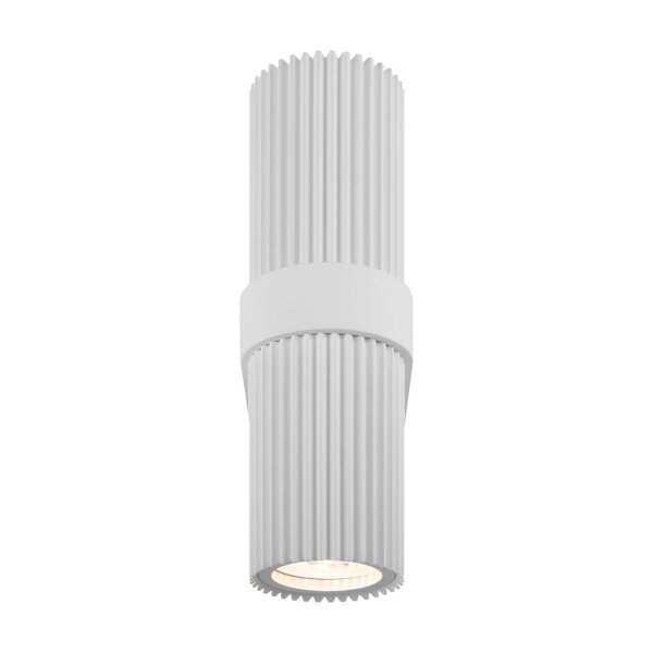 Wandleuchte Aluminium GU10 Up Down 23 cm hoch Weiß