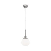 Lampe à suspendre verre métal E14 ronde D :...