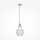 Pendelleuchte Metall Glas E14 Ø 16 cm H: max. 143 cm
