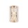 Wandlampe Metall Rauchglas E14 25 cm hoch in Gold JONAS