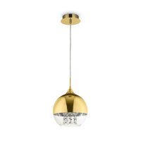 Lampe à suspendre métal verre E27 D : 20 cm...