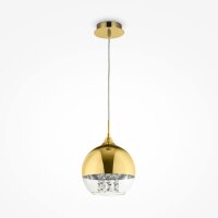 Lampe à suspendre métal verre E27 D : 20 cm...
