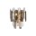 Wandlampe Metall Rauchglas E14 H: 27 cm 2-flammig KARL