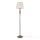 Lampadaire métal tissu E14 165 cm rond Classique LILJA