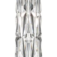 Stehlampe Metall E14 126,5 cm hoch Kristall Chrom rund
