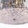 Lampe à suspendre métal verre E27 D : 53 cm H : max. 89,4 cm