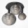 Deckenleuchte Metall Rauchglas B: 53,5 cm E14 3-flammig