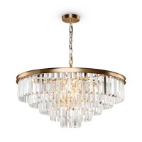 Lampe à suspendre verre métal E14 Ø...