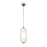 Lampe à suspendre métal verre H : max. 204...