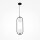 Lampe à suspendre verre métal G9 H : max. 204 cm noir blanc