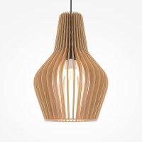 Suspension bois métal E27 Ø 30 cm H : max....