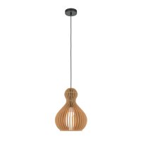 Lampe à suspendre métal bois Ø 30 cm...