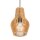 Lampe à suspendre métal bois D : 20 cm H : max. 333,5 cm E27