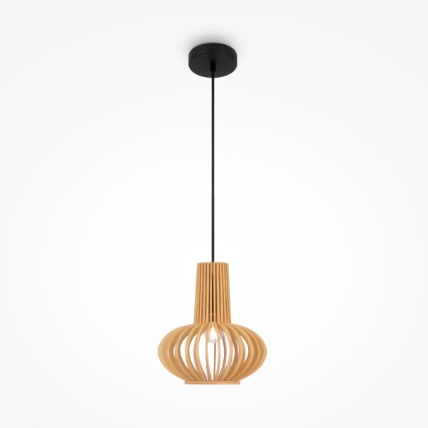 Lampe à suspendre bois métal E27 Ø 25,5 cm H : max. 331,5 cm