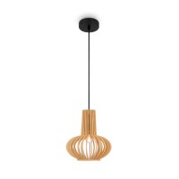 Lampe à suspendre bois métal E27 Ø...