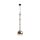 Lampe à suspendre métal verre fumé D : 16 cm rond GU10 Moderne