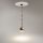 Lampe à suspendre métal verre fumé D : 16 cm rond GU10 Moderne