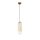Pendelleuchte Metall Glas D: 12 cm rund H: max. 168 cm