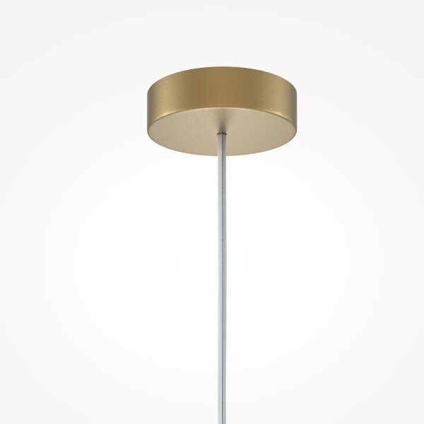 Hängeleuchte Glas Metall G9 rund D: 10 cm Modern