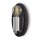 Wandlampe Metall Glas 27,5 cm hoch Chrom glänzend E14