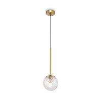 Lampe à suspendre verre métal E27 Ø...