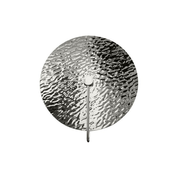 Applique verre métal G9 Ø 40 cm H : 44,5 cm Chromé rond