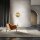 Wandlampe Metall Glas G9 D: 40 cm H: 44,5 cm in Gold