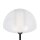 Lampadaire métal verre E14 139 cm de haut noir blanc