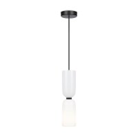 Suspension m&eacute;tal verre rond D : 8 cm H : max. 232 cm